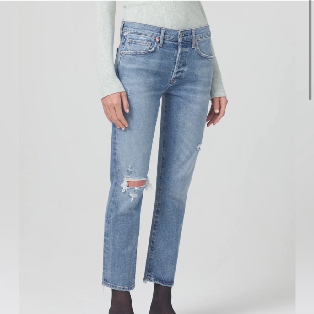 Citizens of Humanity Emerson Slim Fit Boyfriend Blue Jean size 25